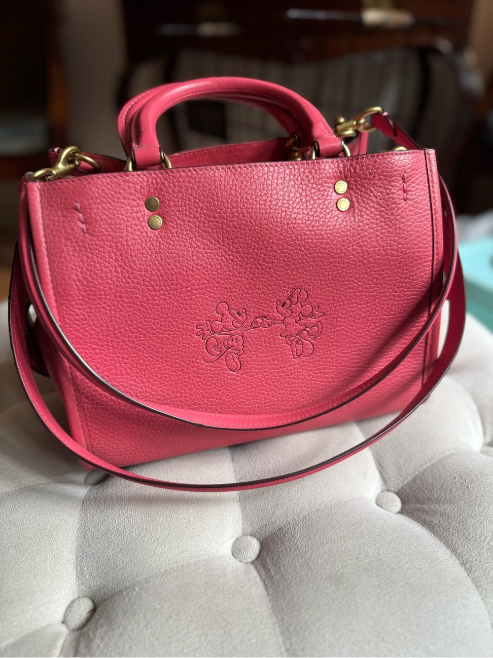 Disney x Coach Rogue 25 ft. Mickey and Minnie